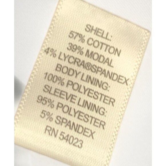 Banana Republic Women's Dark Grey Stretch Blazer Jacket Size 4 Cotton Blend - Picture 4 of 5